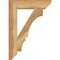 Ekena Millwork Balboa Slat Rough Sawn Bracket, Western Red Cedar, 4"W x 20"D x 28"H BKT04X20X28BOA06RWR - alternate 2